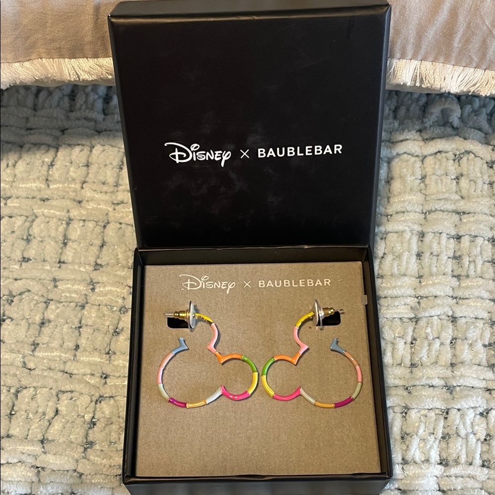 BaubleBar Multicolor Mickey Earrings